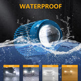 Maxbell Motorcycle LED Driving Lights with Mounting Bracket for Truck ATV UTV Blue