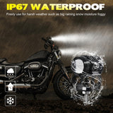 Maxbell Motorcycle LED Headlights Spotlights Convenient Installation Widely Suitable 2pcs
