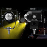Maxbell Motorcycle LED Headlights Spotlights Convenient Installation Widely Suitable 2pcs