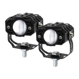 Maxbell 2Pcs Motorcycle Auxiliary Driving Lights Spotlight 180 Rotation for Car