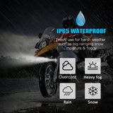 Maxbell 2Pcs Motorcycle Auxiliary Driving Lights Spotlight 180 Rotation for Car
