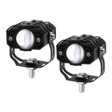 Maxbell 2Pcs Motorcycle Auxiliary Driving Lights Spotlight 180 Rotation for Car