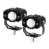 Maxbell 2Pcs Motorcycle Auxiliary Driving Lights Spotlight 180 Rotation for Car