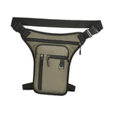 Maxbell Motorcycle Drop Leg Bag for Men Women Lightweight Waterproof PU Material Aureate