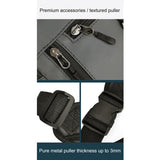 Maxbell Motorcycle Drop Leg Bag for Men Women Lightweight Waterproof PU Material Grey