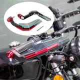 Maxbell Motorcycle Hand Guards Protector Hand Shield for 7/8" 22mm Handlebars Parts Red