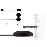 Maxbell Helmet Intercom Headset IP65 Waterproof Automatic Answering Helmet Headphone Hard Mic