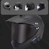 Maxbell Helmet Intercom Headset IP65 Waterproof Automatic Answering Helmet Headphone Hard Mic
