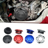 Maxbell 2x Engine Oil Filler Cap Transmission Tank Cover for Yamaha MT-03 MT-25 Black