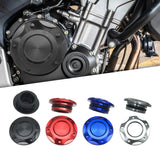 Maxbell 2x Engine Oil Filler Cap Transmission Tank Cover for Yamaha MT-03 MT-25 Black