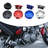 Maxbell 2x Engine Oil Filler Cap Transmission Tank Cover for Yamaha MT-03 MT-25 Black