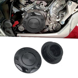 Maxbell 2x Engine Oil Filler Cap Transmission Tank Cover for Yamaha MT-03 MT-25 Black