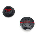 Maxbell 2x Engine Oil Filler Cap Transmission Tank Cover for Yamaha MT-03 MT-25 Black