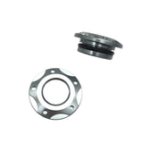 Maxbell 2x Engine Oil Filler Cap Transmission Tank Cover for Yamaha MT-03 MT-25 Grey
