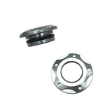 Maxbell 2x Engine Oil Filler Cap Transmission Tank Cover for Yamaha MT-03 MT-25 Grey