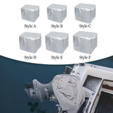 Maxbell Boat Motor Covers Waterproof Dustproof Oxford Fabric Argent Engine Protector 15HP