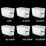 Maxbell Boat Motor Covers Waterproof Dustproof Oxford Fabric Argent Engine Protector 15HP