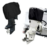 Maxbell Boat Motor Covers Waterproof Dustproof Oxford Fabric Argent Engine Protector 100-150HP