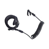 Maxbell Engine Stop Kill Safety Lanyard Tether Cord for Yamaha FX140 Waveraider Black