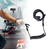 Maxbell Engine Stop Kill Safety Lanyard Tether Cord for Yamaha FX140 Waveraider Black