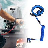 Maxbell Engine Stop Kill Safety Lanyard Tether Cord for Yamaha FX140 Waveraider Blue