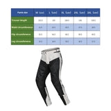 Maxbell Motorcycle Racing Pants Motorbike Protective Trousers for Men and Women White M