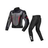 Maxbell Waterproof Motorcycle Jacket Pants Suit Motorbike Biker Riding Jacket Black  XXL