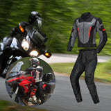 Maxbell Waterproof Motorcycle Jacket Pants Suit Motorbike Biker Riding Jacket Black  XXL
