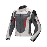 Maxbell Waterproof Motorcycle Jacket Pants Suit Motorbike Biker Riding Jacket White XXXL