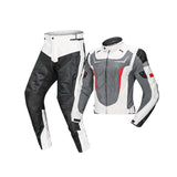 Maxbell Waterproof Motorcycle Jacket Pants Suit Motorbike Biker Riding Jacket White XXXL