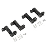 Maxbell Motorcycle Passenger Rear Foot Peg Bracket Mount Kits Foot Peg Clamp Support Black