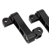 Maxbell Motorcycle Passenger Rear Foot Peg Bracket Mount Kits Foot Peg Clamp Support Black