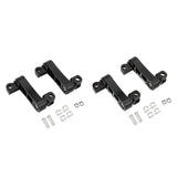 Maxbell Motorcycle Passenger Rear Foot Peg Bracket Mount Kits Foot Peg Clamp Support Black