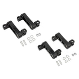 Maxbell Motorcycle Passenger Rear Foot Peg Bracket Mount Kits Foot Peg Clamp Support Black