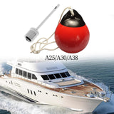 Maxbell Boat Fender Red Round Anchor Buoy for Speedboat Floating Platform Yacht A25