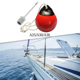 Maxbell Boat Fender Red Round Anchor Buoy for Speedboat Floating Platform Yacht A25
