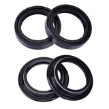 Maxbell 4Pcs Motorcycle Front Fork Damper Shock Oil Seal & Dust Seal for Suzuki