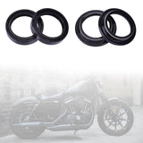 Maxbell 4Pcs Motorcycle Front Fork Damper Shock Oil Seal & Dust Seal for Suzuki