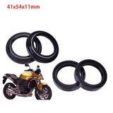 Maxbell 4Pcs Motorcycle Front Fork Damper Shock Oil Seal & Dust Seal for Suzuki