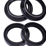 Maxbell 4Pcs Motorcycle Front Fork Damper Shock Oil Seal & Dust Seal for Suzuki