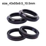 Maxbell Front Fork Dust and Oil Seal Kit Durable Fork Dust Wiper Kit for Ducati