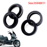 Maxbell Motorcycle Front Fork Oil Seal and Dust Seal Kit 35mmx48mmx11mm Replacements