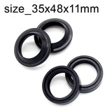 Maxbell Motorcycle Front Fork Oil Seal and Dust Seal Kit 35mmx48mmx11mm Replacements