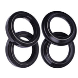 Maxbell 4 Pieces Motorcycle Front Fork Damper Oil Seal and Dust Seal for Yamaha