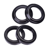 Maxbell 4 Pieces Motorcycle Front Fork Damper Oil Seal and Dust Seal for Yamaha