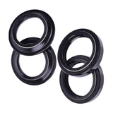 Maxbell 4 Pieces Motorcycle Front Fork Damper Oil Seal and Dust Seal for Yamaha