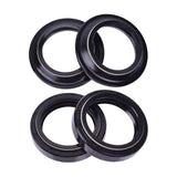 Maxbell 4 Pieces Motorcycle Front Fork Damper Oil Seal and Dust Seal for Yamaha