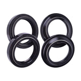 Maxbell 4 Pieces Motorcycle Front Fork Damper Oil Seal and Dust Seal for Yamaha