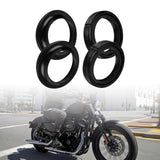 Maxbell 4x Front Fork Oil Seal & Dust Cover 39x52x11mm for Harley XL883N XL1200