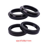 Maxbell Fork and Dust Seal Kit Rubber for Honda CR250R Crf250R Motocross Nsr500
